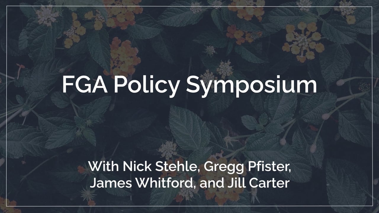 FGA Policy Symposium