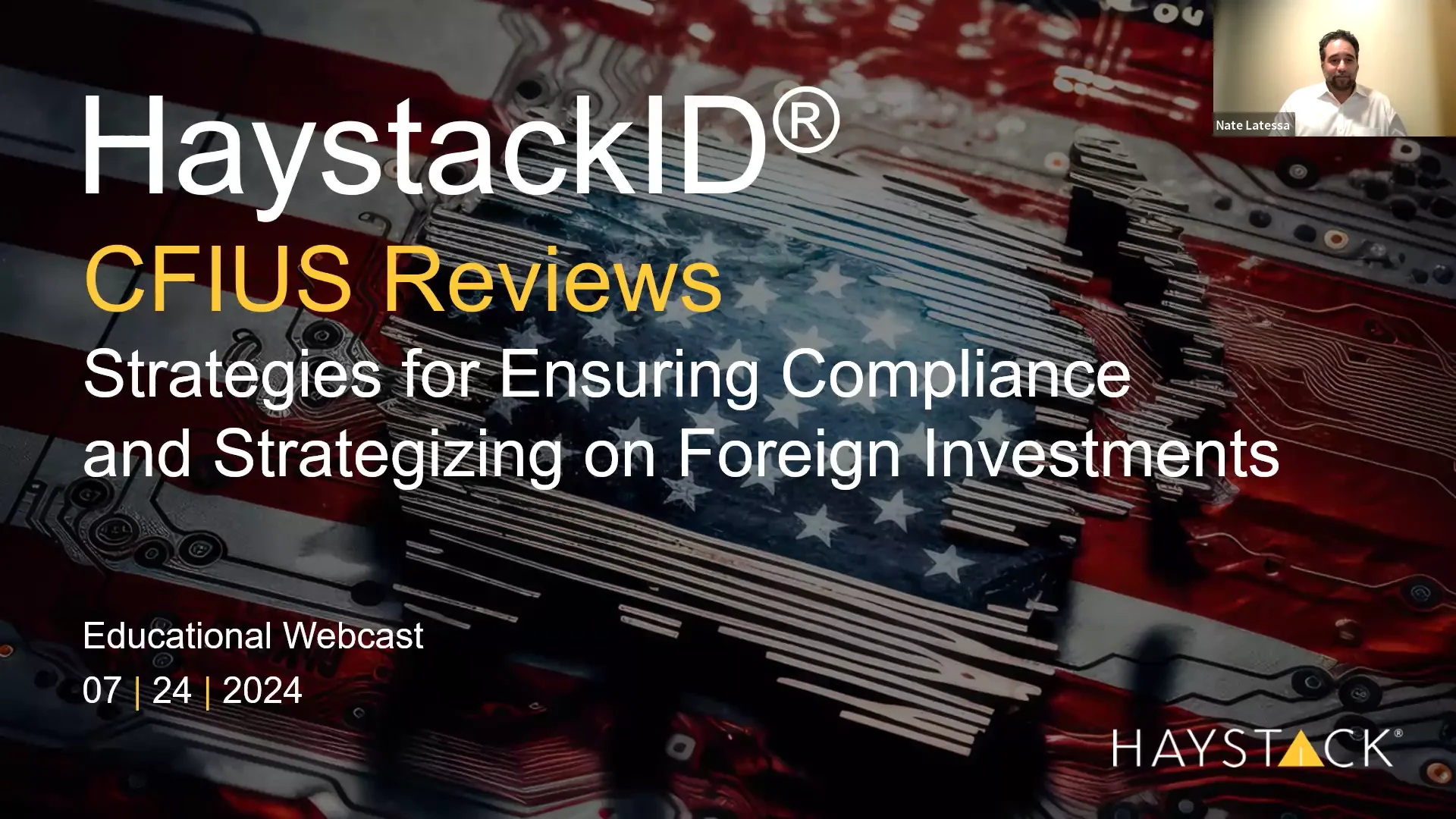 CFIUS Reviews Strategies for Ensuring Compliance and Strategizing on  Foreign Investments