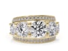 Lab Grown Diamond Multi-Row Anniversary Band in 14K Yellow Gold &#40;6 ct. tw.&#41;