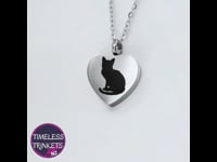 Cat Keepsake Memorial Necklace