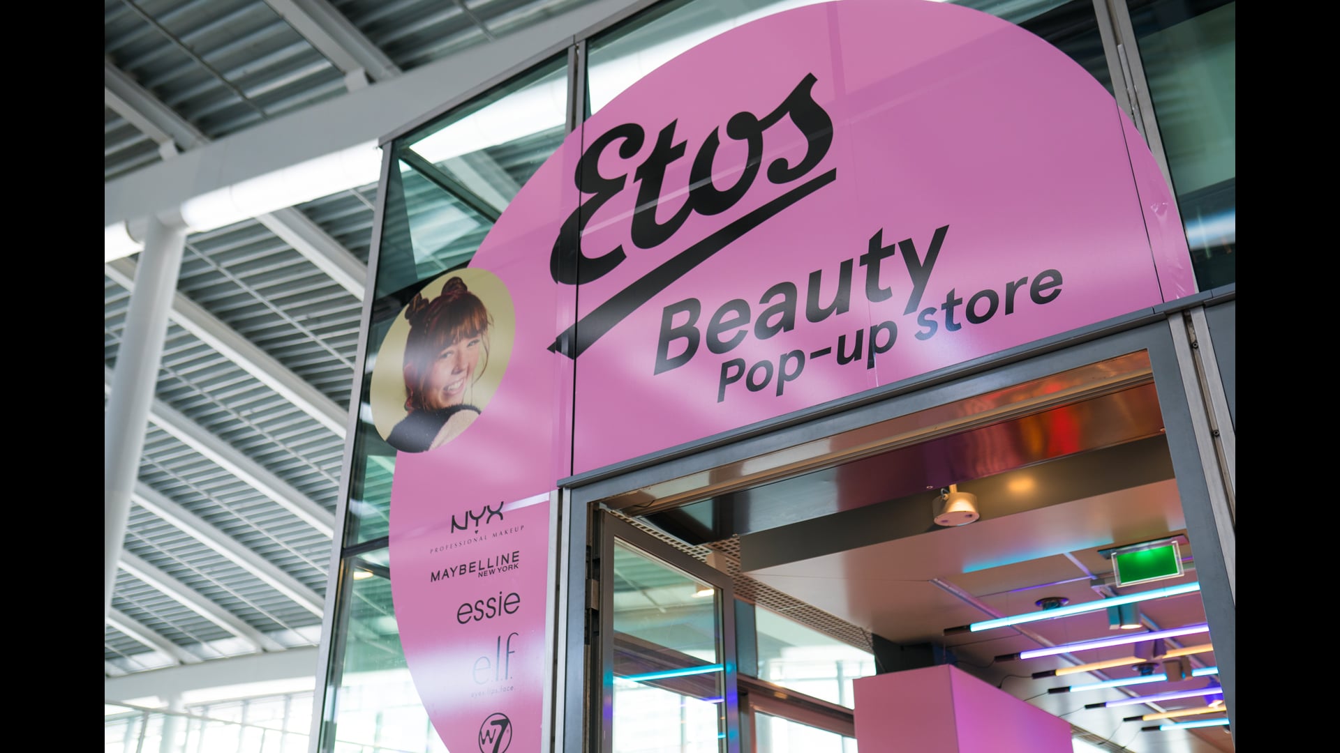 Etos pop-up beauty store