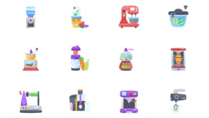Animated Home Appliances Icons, a Duotone Icon by Prosymbols (Thumbnail 3 of 3)