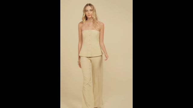 BLUSA TOMARA QUE CAIA DALILA                                                                         OFF WHITE