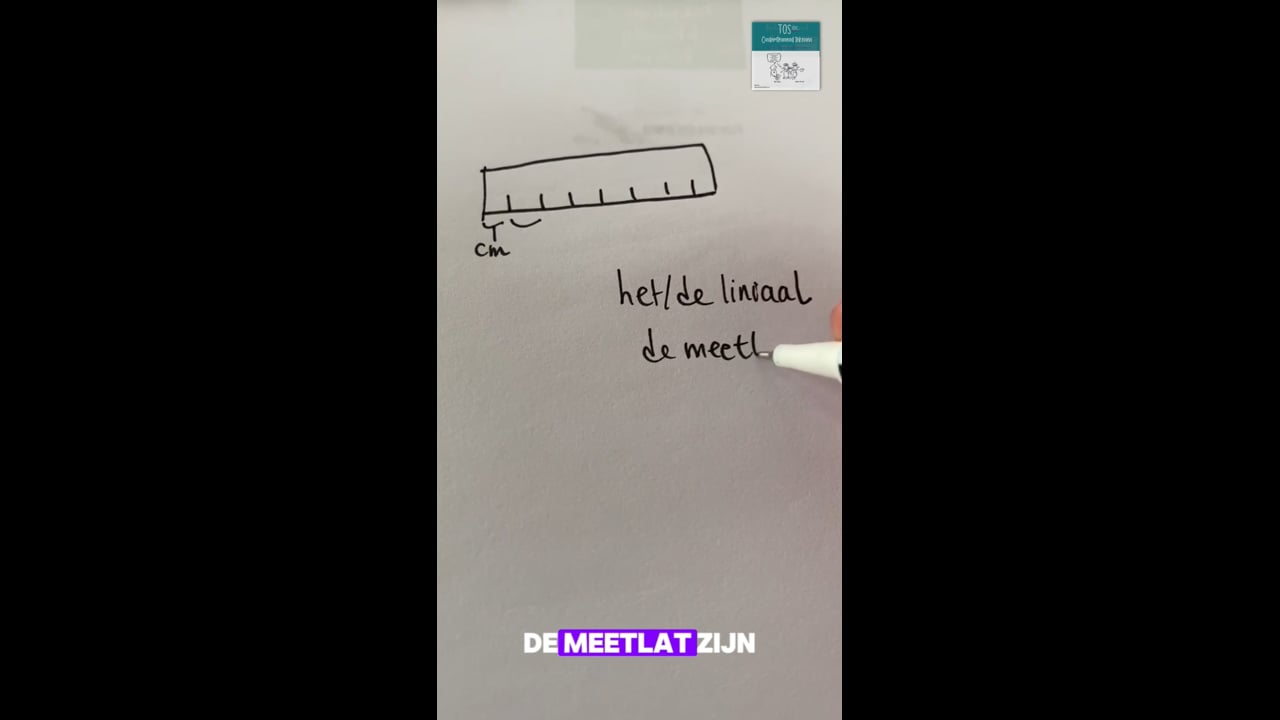 Liniaal, meetlat*