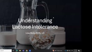 Understanding Lactose Intolerance