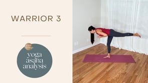 Warrior 3 Yoga Asana Analysis