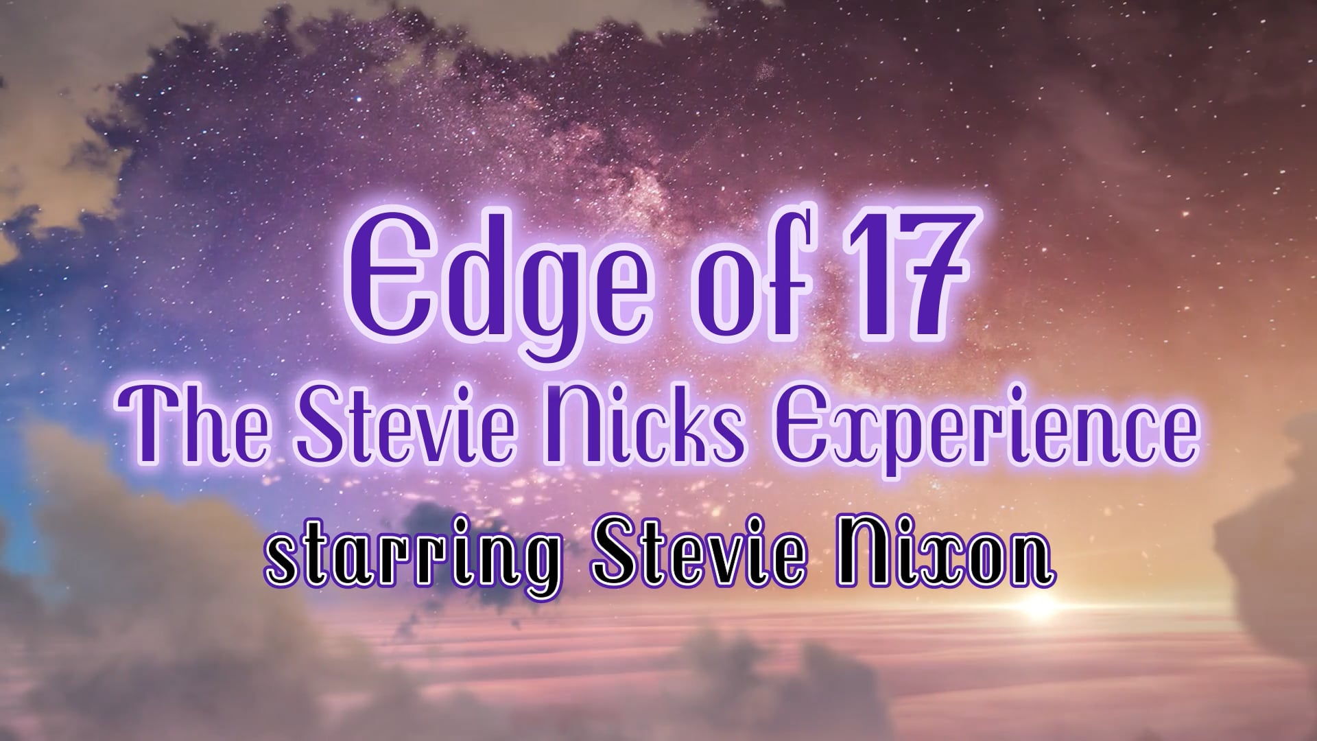 Promotional video thumbnail 1 for Edge of 17 - The Stevie Nicks Experience