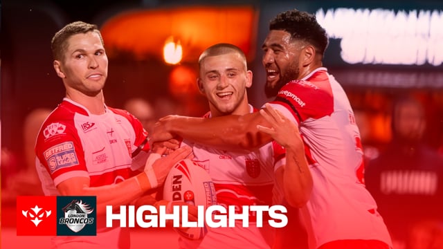 HIGHLIGHTS: Hull KR vs London Broncos - Lewis' Hat-trick fires Robins to joint-top!