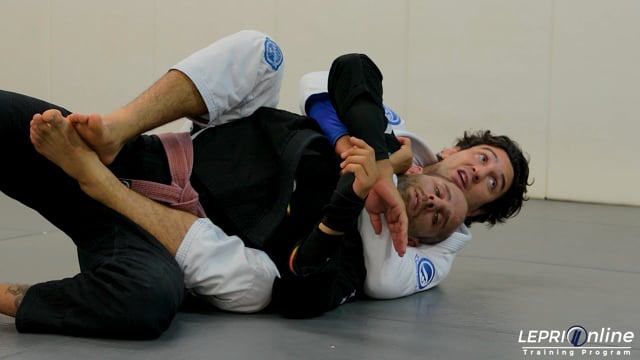 Closed Guard to Back Take to Collar Choke