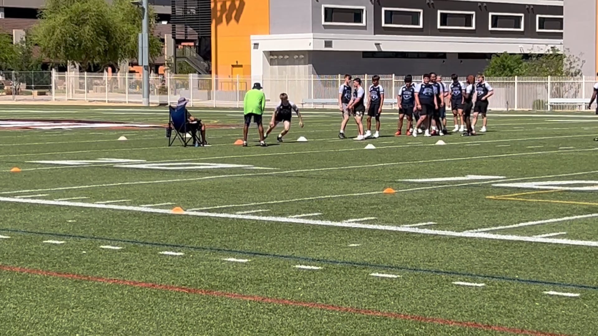 Watch cooper kraus's 5-10-5 Agility: 4.91 seconds