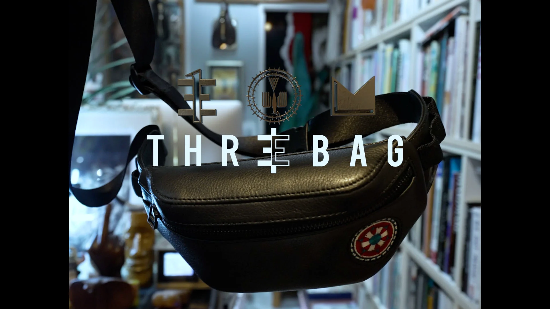 111 THR丰ONE × blackmeans ウエストポーチ 111 THR丰ONE × blackmeans × Motohiko Leather Collaboration Bag