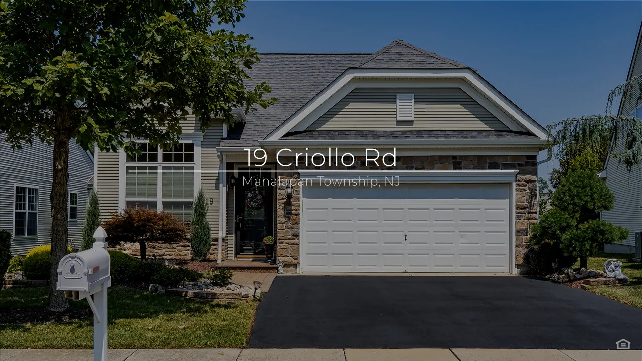 19 Criollo Rd, Manalapan Township, NJ