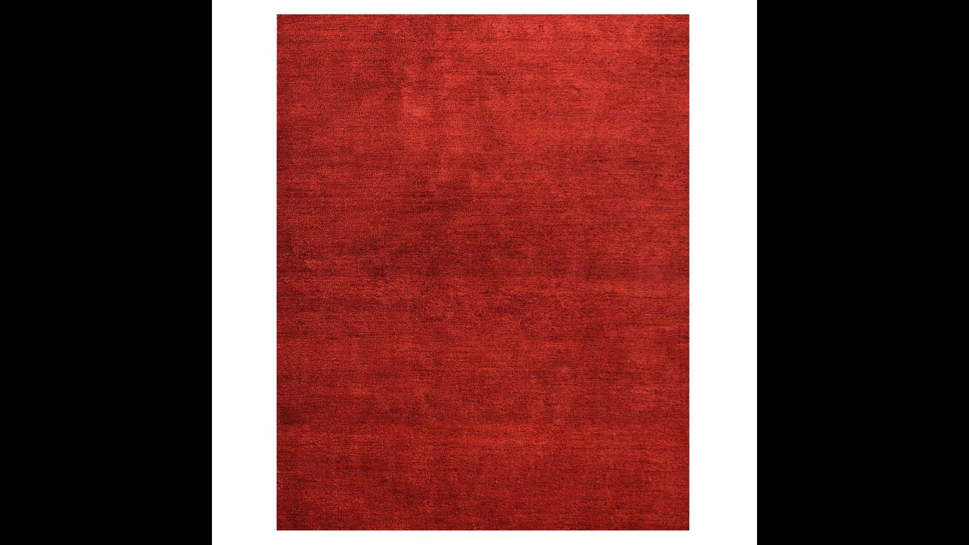 Hand Knotted Loom Silk Mix Area Rug Solid Light Red, [Rectangle] 3'x5 ...