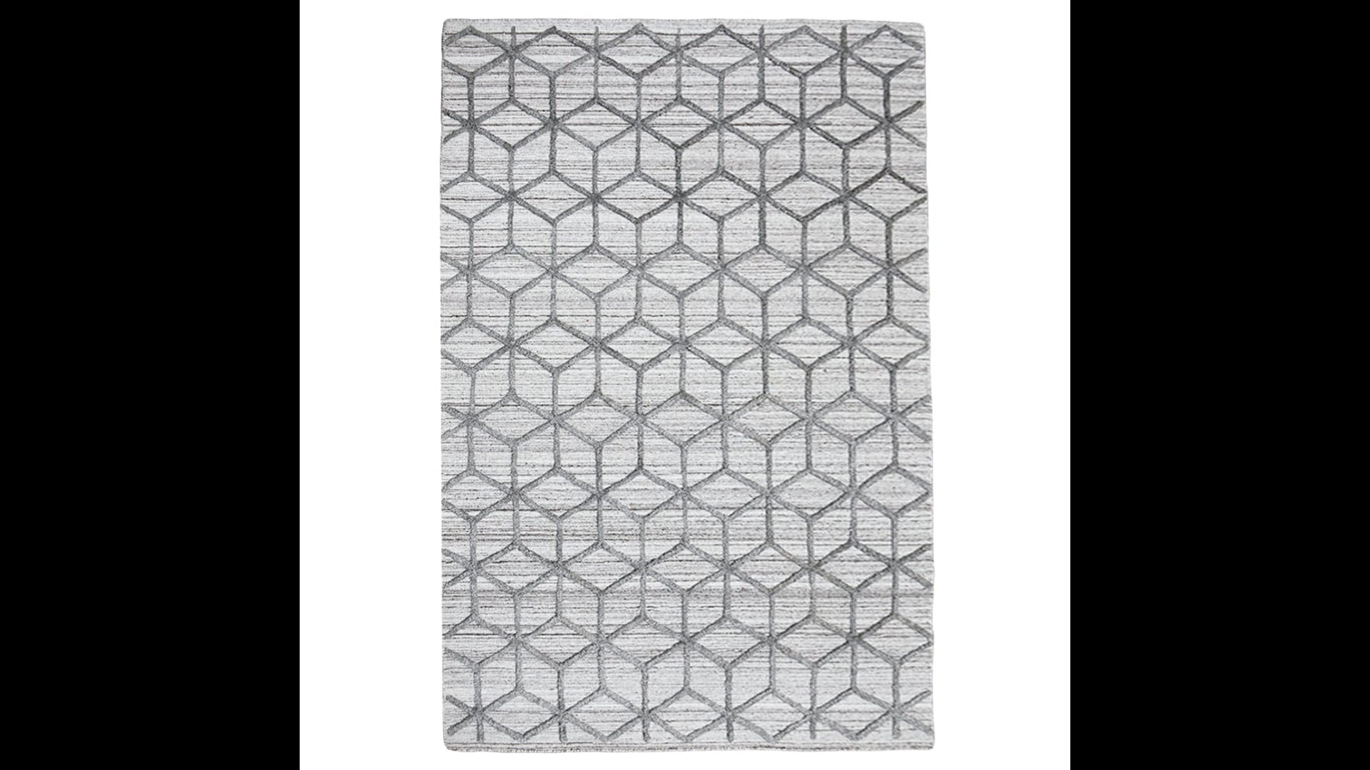 HAND WOVEN FLAT WEAVE KILIM POLYESTER AREA RUGS -Rectangle,Light Gray ...
