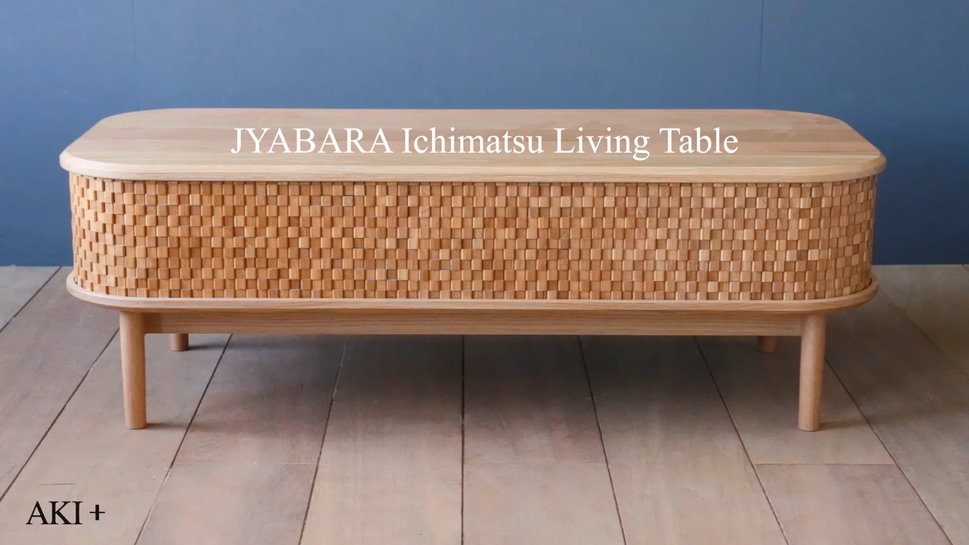 JYABARA Ichimatsu Living Table - AKI+ 秋月木工有限会社 JYABARA Ichimatsu Living Table - AKI+ 秋月木工有限会社