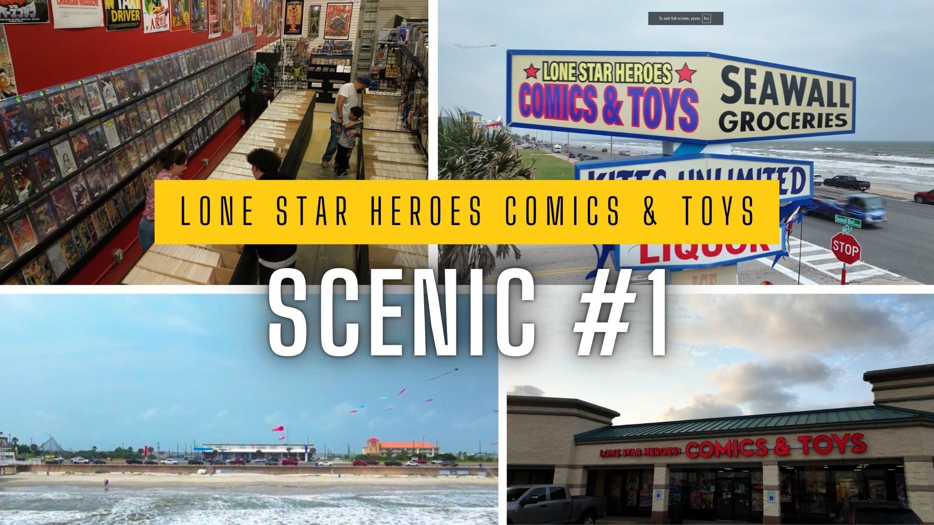 Lone Star Heroes Comics & Toys - 35 Sec Web Spot - "Scenic 1"