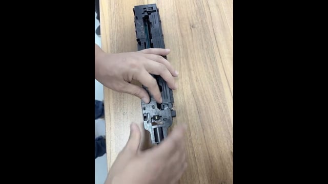 How to install chip for toner cartridge