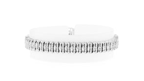 2.00 ct. t.w. Diamond Fancy-Link Tennis Bracelet in Sterling Silver