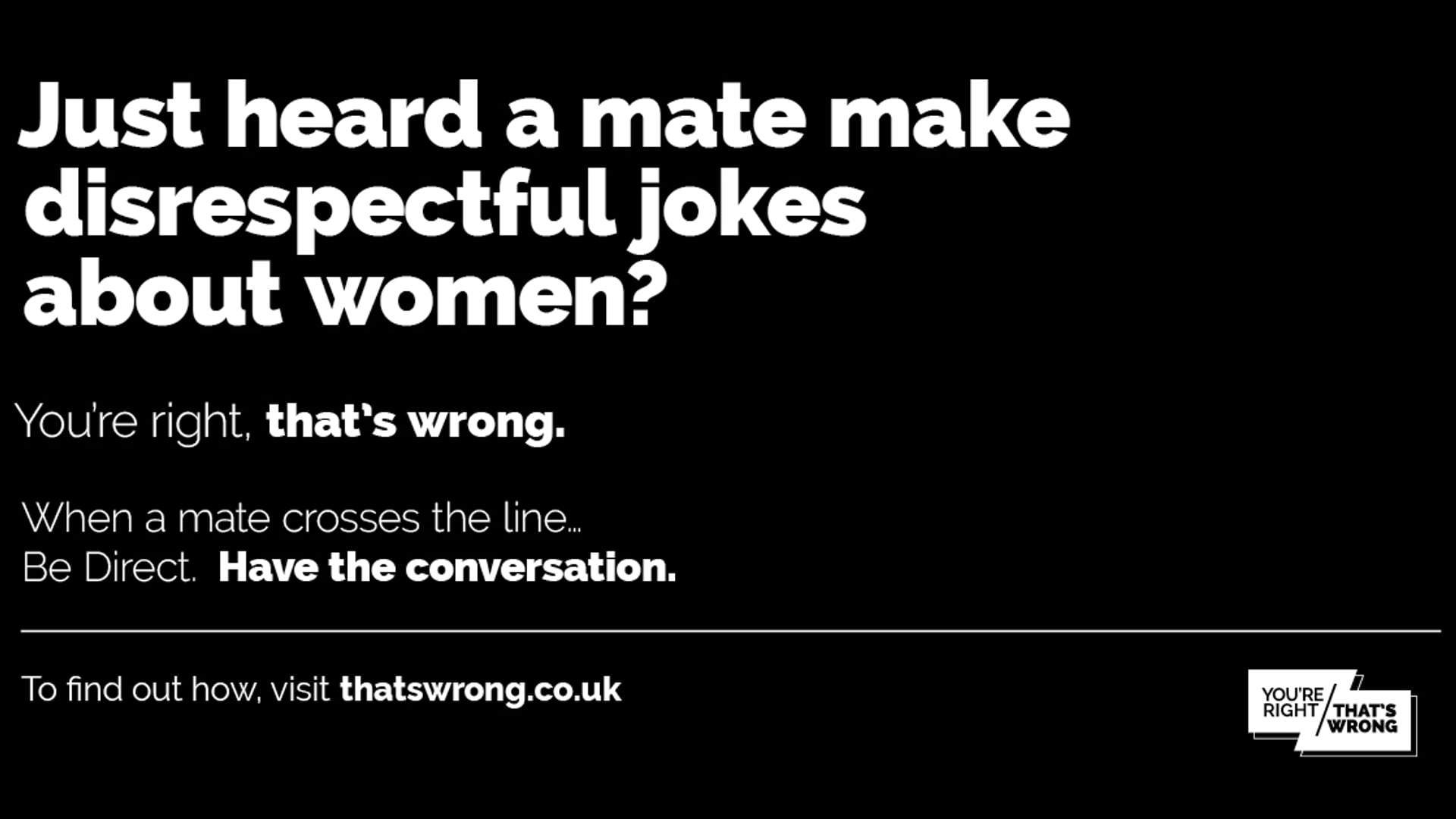 You're right / That's Wrong - Lincolnshire Police & Leicester Road Football Club