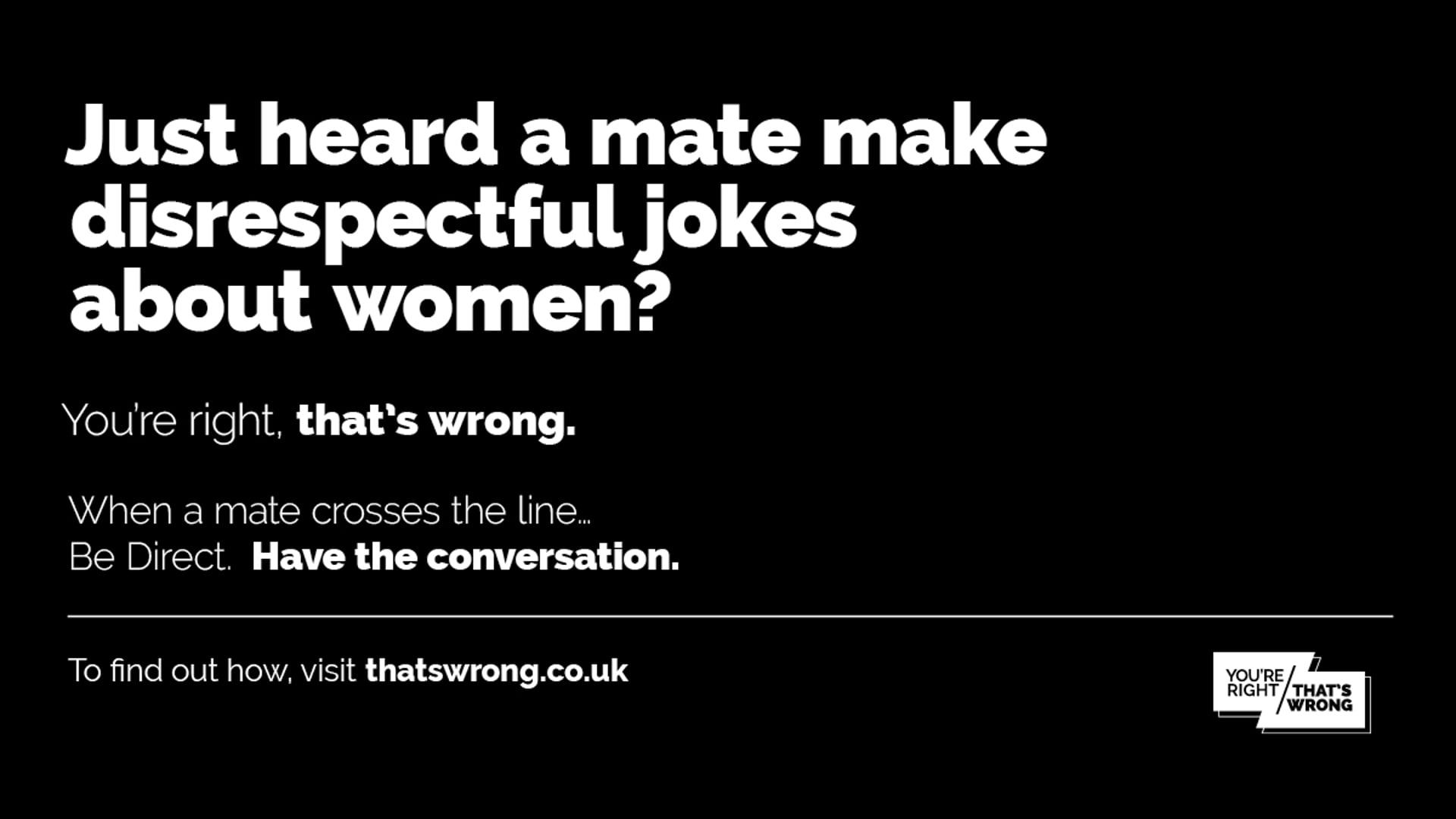 You're right / That's Wrong - Lincolnshire Police & Leicester Road Football Club