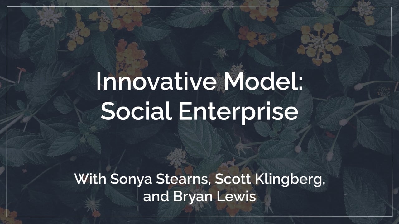 Social Enterprise (Innovative Models)
