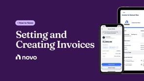 Setting and Creating Invoices | How to Novo