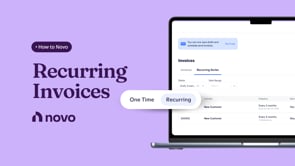 Recurring Invoices | How to Novo