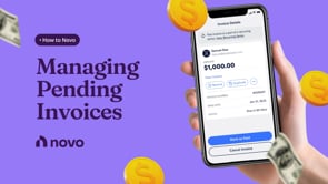 Managing Pending Invoices | How to Novo