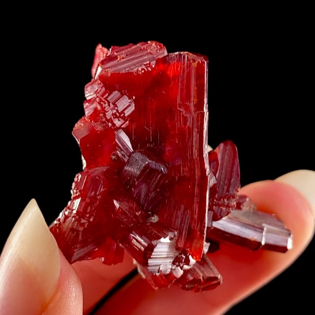 Realgar (fine crystals)