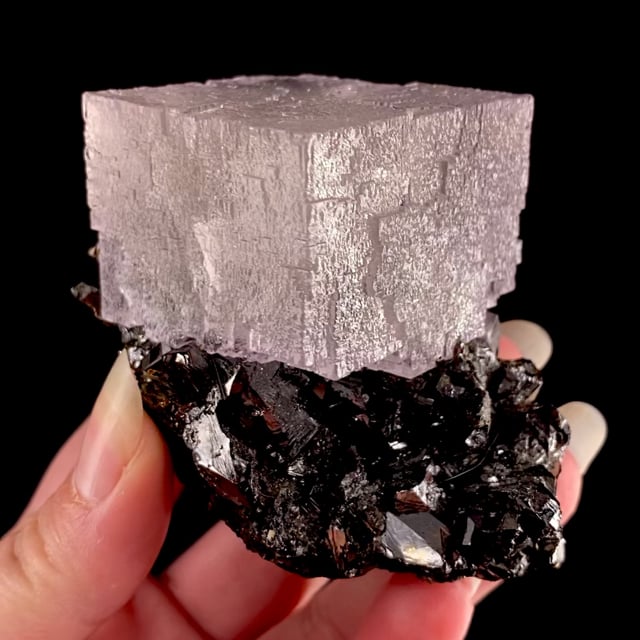 Fluorite on Sphalerite