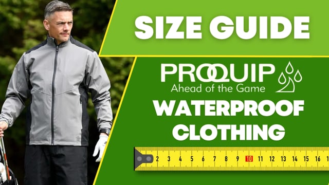 Proquip Waterproof Jacket Size Guide