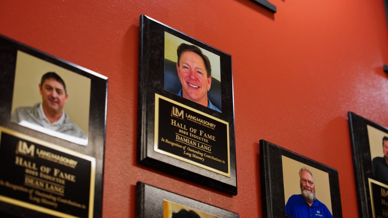 Lang Masonry Brand Film