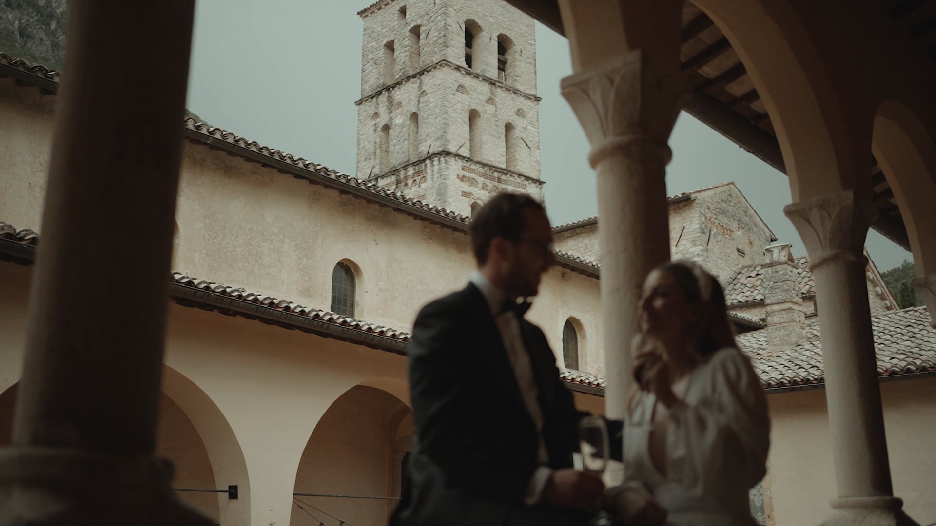 A perfect stormy day at Abbazia San Pietro in Valle,Umbria | Kayleen & Philip