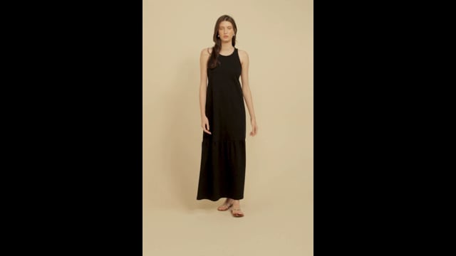 VESTIDO AYSHA LONGO                                                                                  PRETO