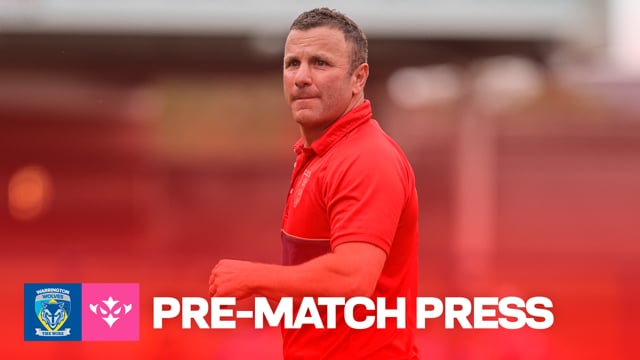 PRE-MATCH PRESS: Willie Peters talks London game, Squad health and Warrington this Friday