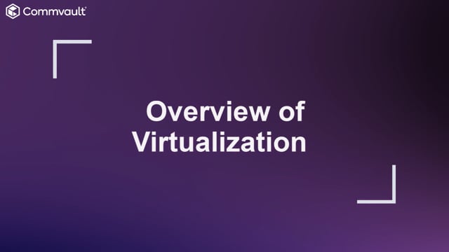 Overview of Virtualization