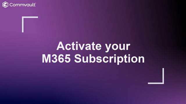 Activate Microsoft 365 Subscription