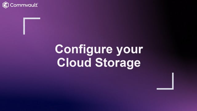 Configure Cloud Storage