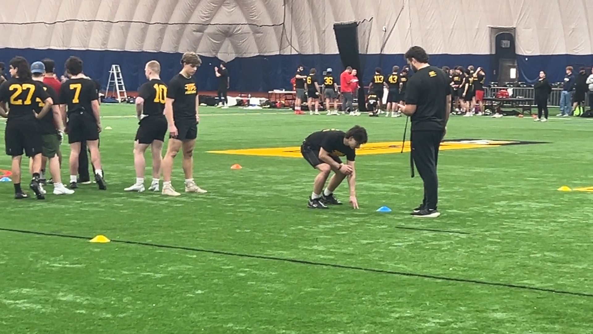 Watch ronan lee's 5-10-5 Agility: 4.28 seconds