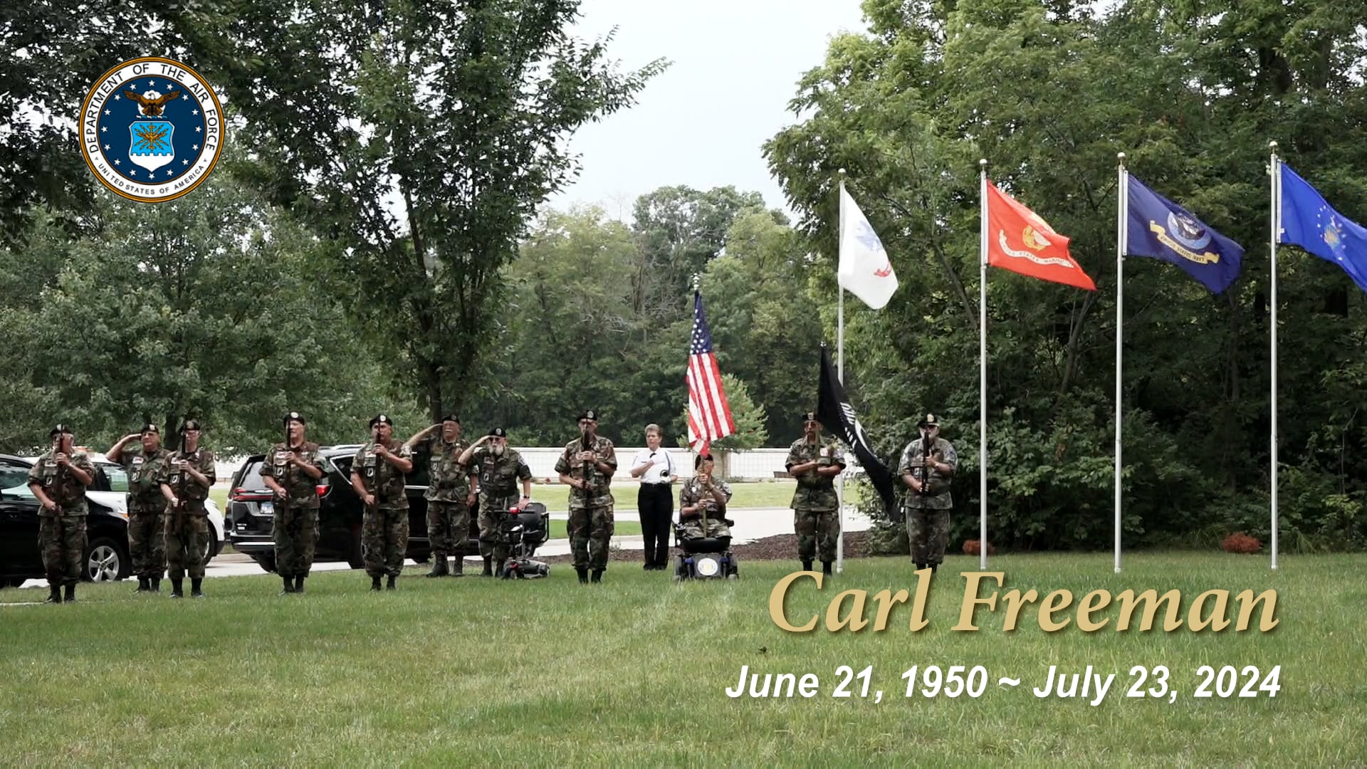Funeral Service with Military Honors for Carl "John" Freeman