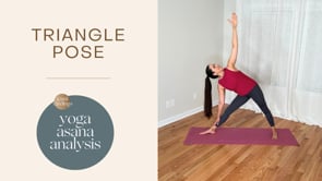 Triangle Pose Yoga Asana Analysis