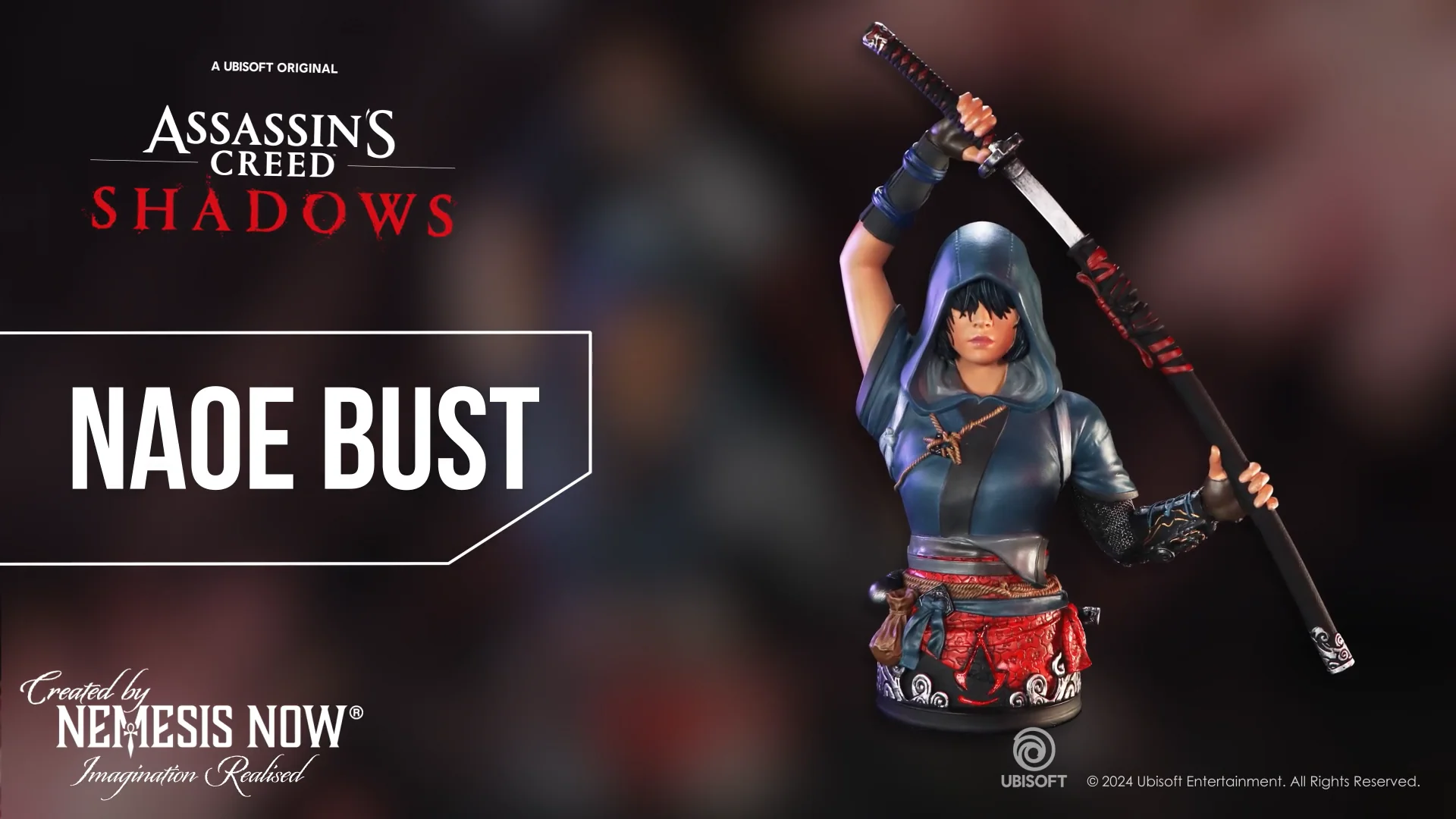 Nemesis Now Assassin's Creed Shadows Goblet 19,5cm, hars, rood, gegoten in de fijnste hars, vakkundig handgeschilderd
