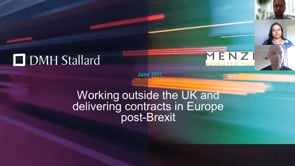 Working outside the UK and delivering contracts in Europe post-Brexit