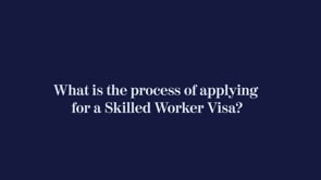 What is the process of applying for a Skilled Worker visa?