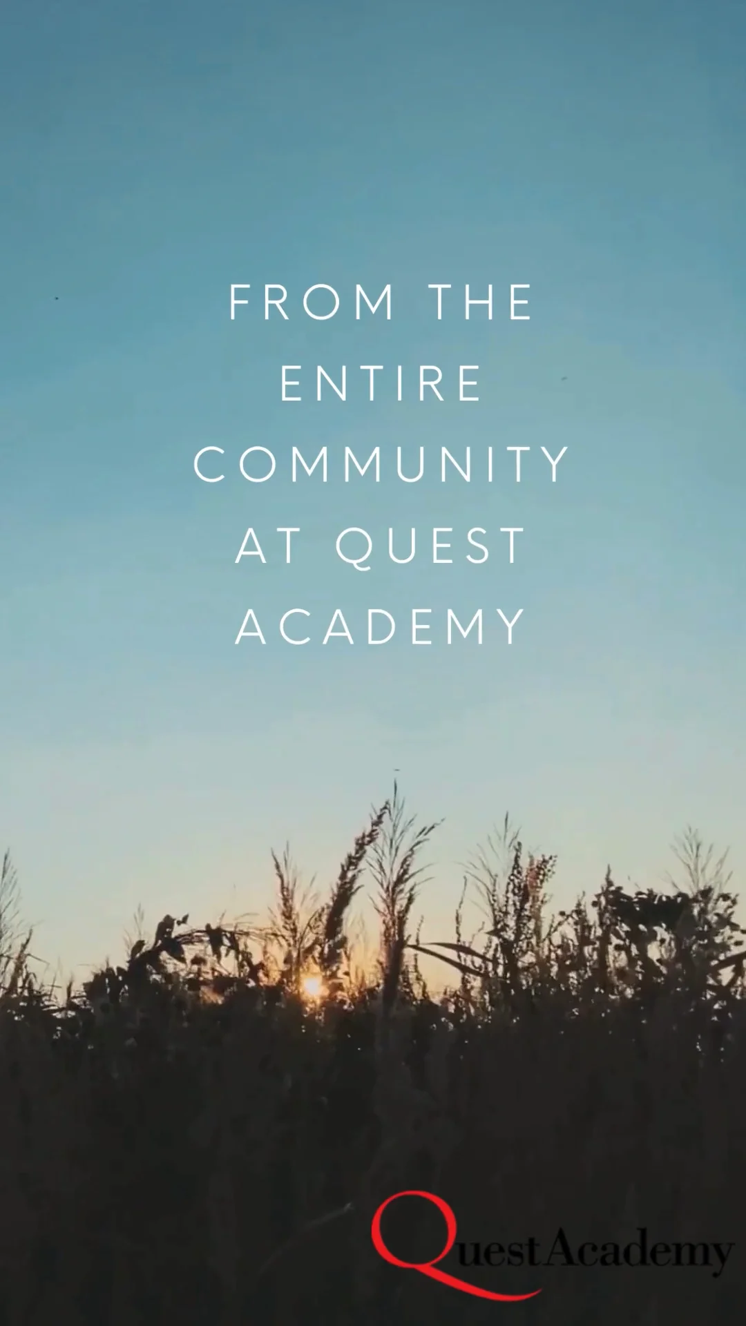 Quest Thank you Video on Vimeo