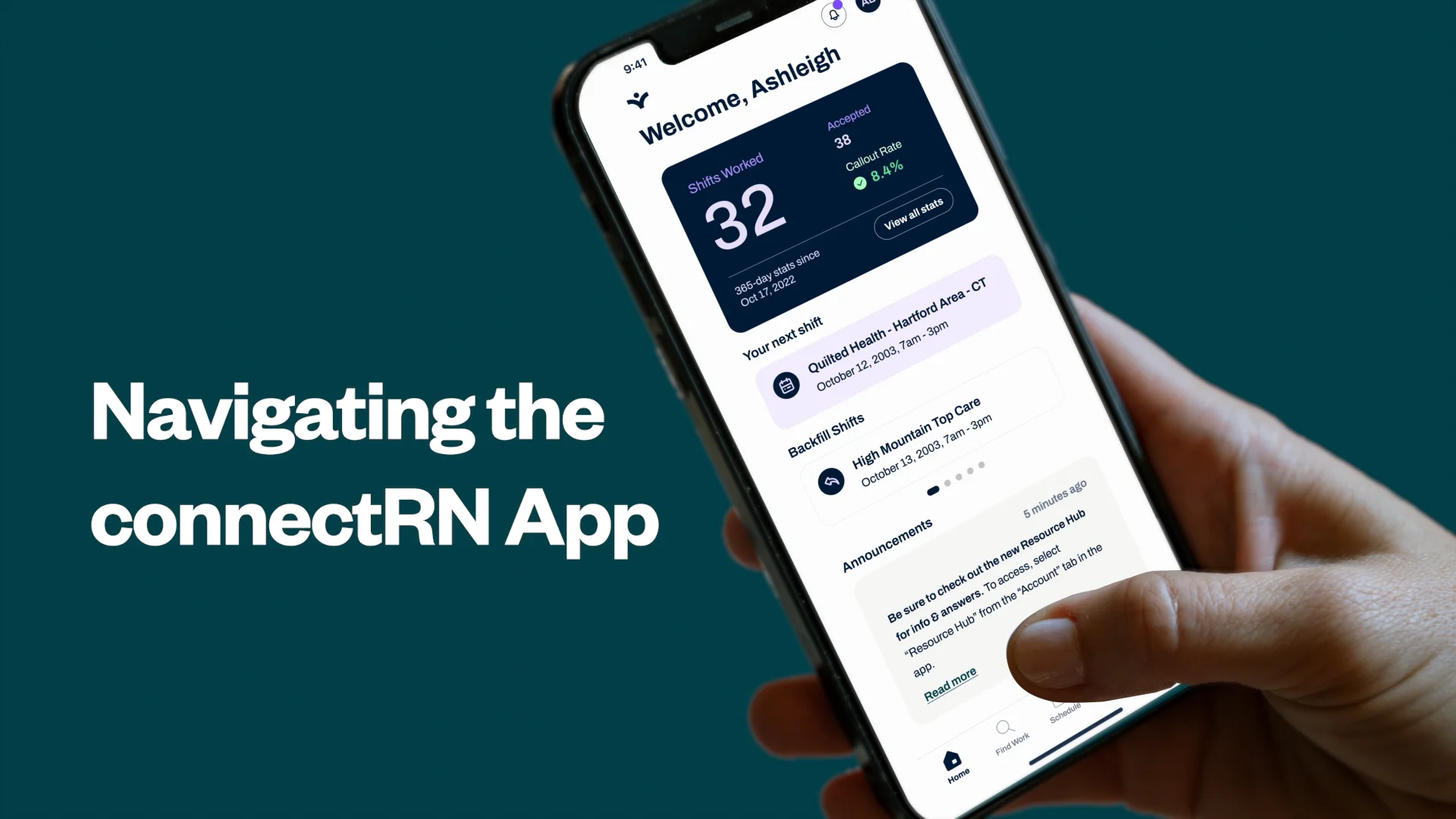 Navigating the cRN App