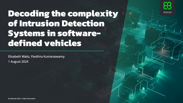 Decoding the complexity of Intrusion Detection Systems in software-defined vehicles