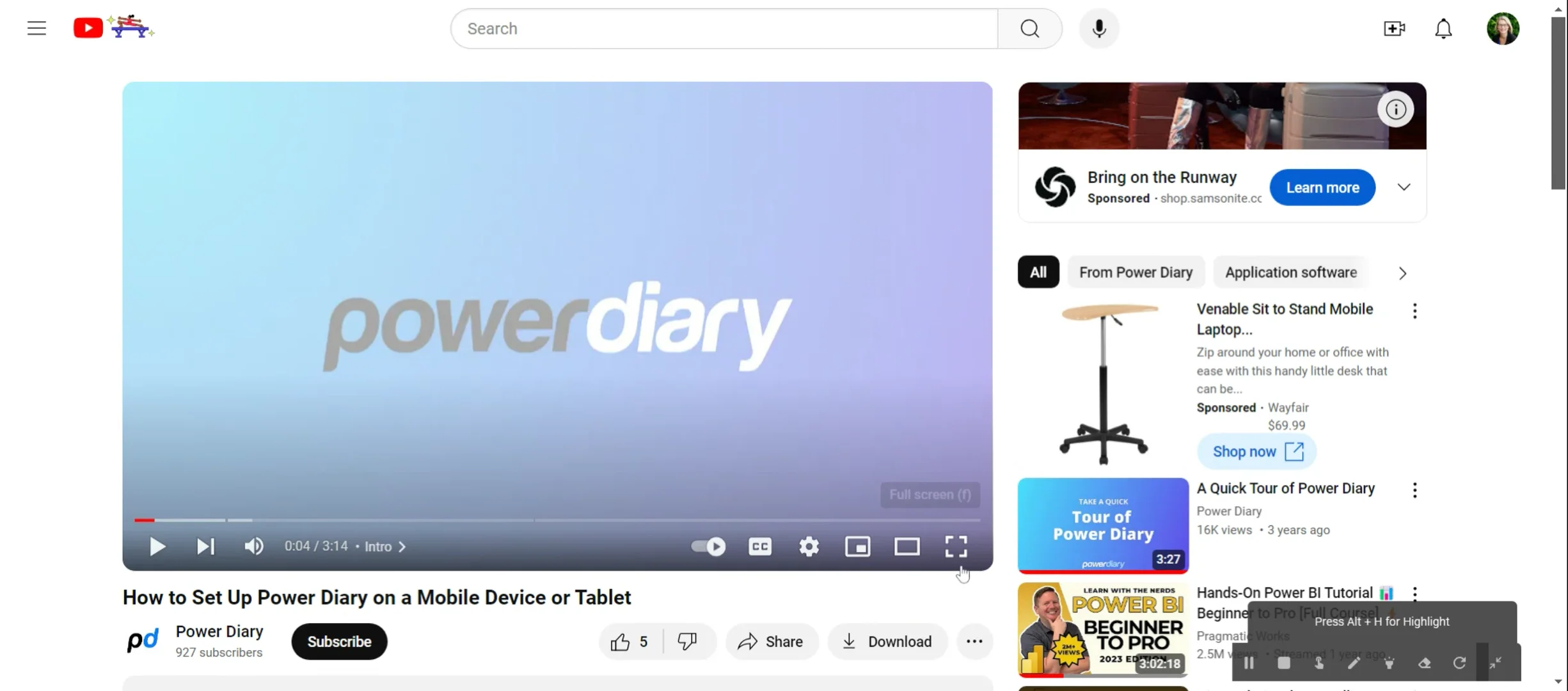 3. Adding Power Diary to Phone or Ipad