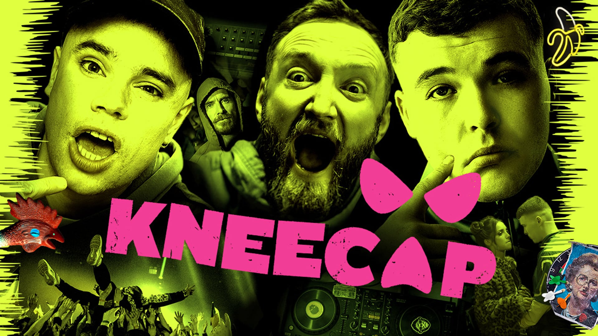 KNEECAP - DIG15 "MUSIC PROTEST" 1x1