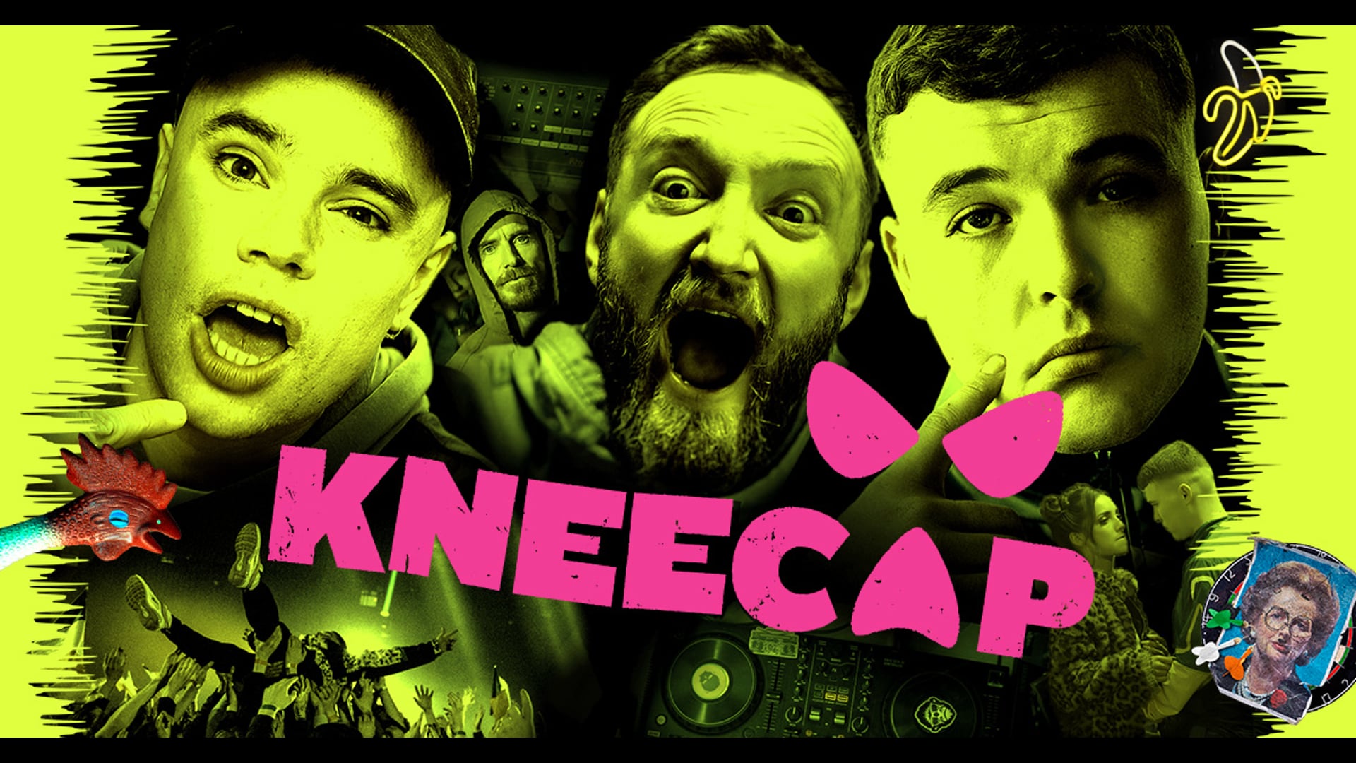 KNEECAP - DIG15 "MUSIC PROTEST" 1x1